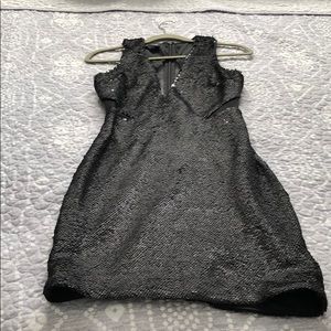 Bebe Black sequin dress